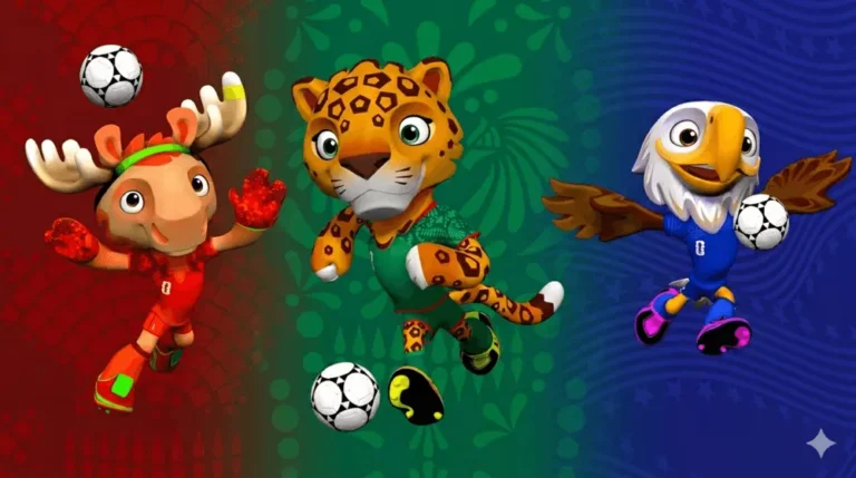 Tiga Maskot Resmi Piala Dunia 2026: Maple, Zayu, dan Clutch